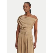 Eleh Bluza SS260098 Bež Regular Fit