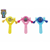 Teddies Prak s smeško iz plastike 14cm 3 barve na kartici