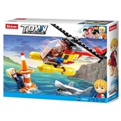 Sluban kocke Reševalni helikopter Shark dve figuri 149 kosov