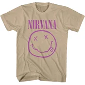 Nirvana Majica Purple Smiley Sand M