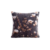 Obojestranska prevleka za blazino DUO SENSE ARVENA 45x45 cm mikropliš/flanela, temno siva