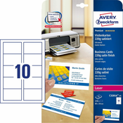 AVERY ZWECKFORM papir za vizitke Quick&Clean, 85 x 54 mm, 250 kom (C32016-25)