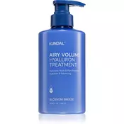 KUNDAL Regenerator za kosu s hijaluronskom kiselinom Hyaluron Airy Volume Treatment Blossom Breeze - 500 ml