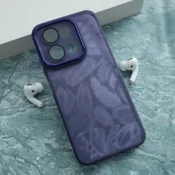 Maska Glitter Feather za Xiaomi Redmi 15C (173mm) ljubicasta