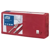 Serviete, 1/4 prepognjene, 3-slojne, 32,5 x 32,8 cm, Advanced, TORK Soft Lunch, bordo, 150 kosov