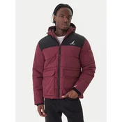 Nautica Zimska jakna Pocatello FZ Coat N1T04061 Bordo rdeča Regular Fit