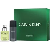 Calvin Klein Eternity for Men darilni set XVI. toaletna voda 100 ml + dezodorant v pršilu 150 ml