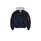 ALPHA INDUSTRIES Prehodna jakna MA-1 D-Tec temno modra