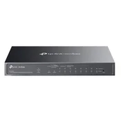 TP-Link Omada ES210GMP 10-port 8x gigabit PoE+ RJ45 1x Gigabit RJ45 1x Gigabit SFP/RJ45 combo managed mrežno stikalo switch