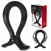 slomart Maclean DVB-T/T2 HEVC TV antena, notranja, LTE - max izhodna raven 100dB?V, stojalo za slušalke, MCTV-920