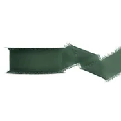 shumee Steklenično zelen šifonski trak, 40 mm/10 m