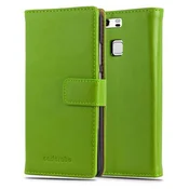Cadorabo CADORABO Ohišje, združljiv s Huawei v travniku Green - Zaščitni pokrov z magnetnim zapiranjem, stoječo funkcijo in režo za kartico, (20573909)
