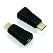 Adapter USB tip C-M - USB2.0 micro B M/F OTG ROLINE