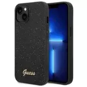 GUESS GUHCP14SHGGSHK ovitek za iPhone 14 6.1 - črn z bleščicami