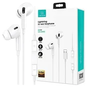 USAMS USAMS EP-41 MAXDO LIGHTNING STEREO SLUŠALKE ZA APPLE IPHONE 11 12 13 14, (5000141150)
