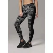Womens Camo Stripe darkcamo/blk leggings
