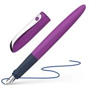 Nalivno pero Schneider Wavy vijolično - modro polnilo