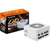 GIGABYTE UD850GM PG5 V2 ICE Power Supply Unit- PCIe Gen 5.1, 80 PLUS Gold, Fully Modular Design, 120mm Fan, ATX 3.1 compatible, EU Plug