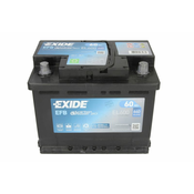 Exide EFB EL600 akumulator, 60 Ah, D+, 640 A(EN), 242 x 175 x 190 mm