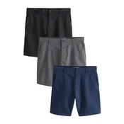 Next Chino hlače mornarska/siva/črna