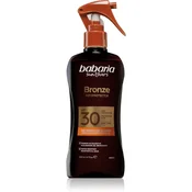 Babaria Sun Bronze Spray Sun Protector Oil zaščitno olje SPF 30 200 ml