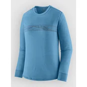 Patagonia Cap Cool Merino Blend Graphic Longsleeve Lyc shore blue