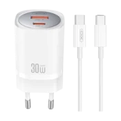 Infostyle Komplet polnilec + kabel, 30w Bela