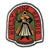Stranger Things bedž Holly The Heroic, 41 x 24 mm, limitirano izdanje