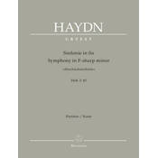 HAYDN:SYMPHONY IN F-SHARP MINOR HOB.I:45 SCORE
