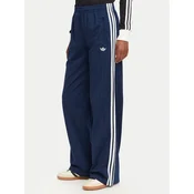 adidas Spodnji del trenirke Pinstripe Firebird Loose Trackpant KS9976 Mornarsko modra Loose Fit