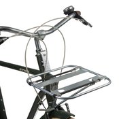 Prednji nosač tereta za bicikl Elops 520 srebrni