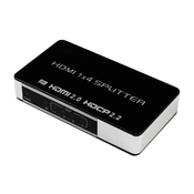 INF 1 x 4 HDMI razdelilnik UltraHD 4K@60Hz podpira 3D HDMI V2.0 HDCP 2.2 18 Gbps, (21277991)