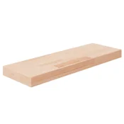 Vidaxl Polica 60x20x4 cm neobdelana trdna hrastovina