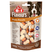 8in1 Flavours Meaty Biscuits piščanec - 100 g