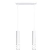 Sollux SL.1692 - Luster na sajli LIRO 2xGU10/10W/230V bela