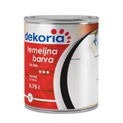 TEMELJNA BARVA ZA LES DEKORIA BELA 0,75l | Topdom