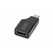 USB-Type-C-Adapter,USB-C to HDMI Type-A, 4K@ 30HZ 4K@ 30Hz, aluminum - housing, black
