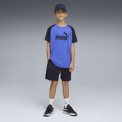 PUMA Essentials No. 1 Logo Poly Tee and Shorts Set Youth, Clothing, New Navy, 13-14Y