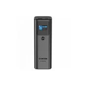 CANYON PB-2010, allowed for air travel power bank 27000mAh/97.2Wh Li-poly battery, in/out:2xUSB-C PD3.1 140W, out:USB-A QC 3.0 22.5W,TFT display,Dark Grey