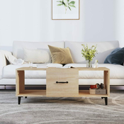 Stolic za kavu boja hrasta 102x50x40 cm konstruirano drvo