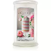 Kringle Candle Chiffon Parfait & Peony dišeča sveča 623 g