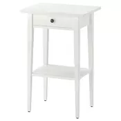 HEMNES Nocni stocic, belo bajcovano, 46x35 cm