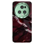 Silikonski prozorni ovitek za Honor Magic5 Pro - Cherry stone