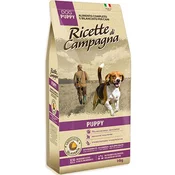 RICETTE DI CAMAPGNA Suva hrana za male pse Cane Cuccioli, 14kg