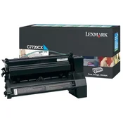 toner Lexmark C7720CX (C772, X772), cian (cyan), originalni