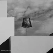 Flos Architectural FLOS KTribe F3 zunanja talna svetilka Panama - Dizajn - krom, siva, antracit - Kovina