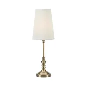 Markslöjd 108969 - Namizna svetilka NOBLE 1xE14/40W/230V 56 cm bela/mesing