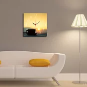 Opviq MDF Zidni sat 40x40cm Šareni