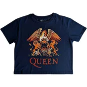 Queen Majica Classic Crest Ladies Denim Blue XL