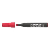 Permanentni marker, 1-3 mm, stožčasta konica, ICO Permanent 11, rdeč